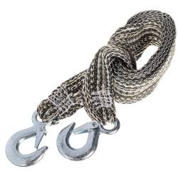 Трос буксировочный стропа 5 тонн 4 метра 2 крюка НеБренд