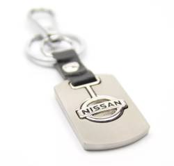 Брелок Логотип авто - Nissan Ниссан ХРОМ карабин