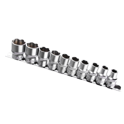 Набор головок Ермак 1/2 10 предметов 10-24мм Супер лок 736-116