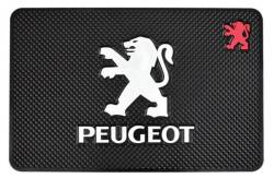 Коврик панели черный с логотипом Peugeot 200*135мм Пежо