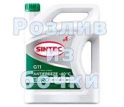 Антифриз на розлив Sintec Euro G11 -40C Зеленый 1 литр