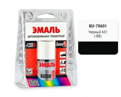 Краска Kudo 70601 номерная с кисточкой Черный 601
