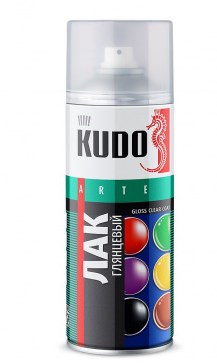 Лак глянцевый акриловый 520мл Kudo 9002