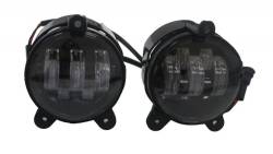 Фара светодиодная ПТФ ВАЗ 2170 Приора LED 5 Линз 90*90*65мм 12/24В 2шт 2170-5Linz