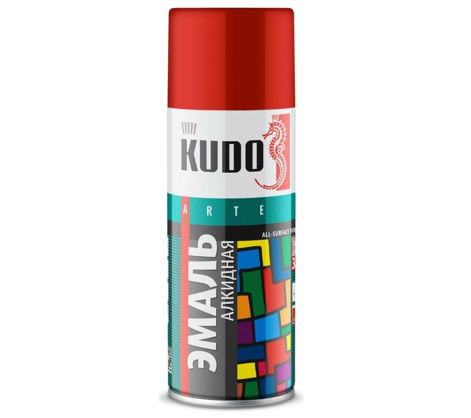 Краска Kudo 1003 красная RAL3020 520мл