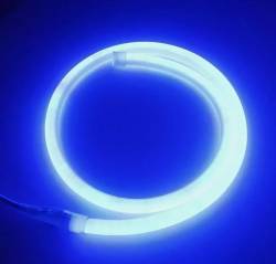 Подсветка неон круглый SL-242  8" 2шт синий