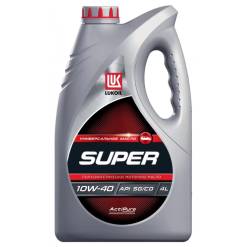 Масло моторное Лукойл Супер 10w40 полусинтетика 4 литра