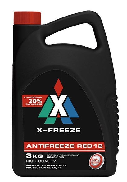 Антифриз X-Freeze красный 3 кг
