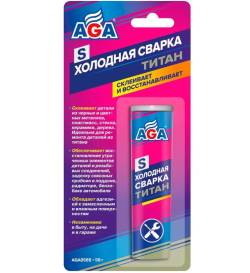 Холодная сварка AGA Титан 58 грамм AGA858