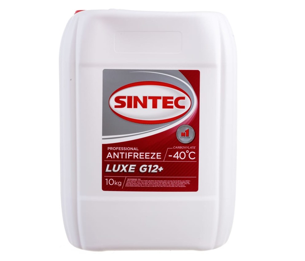 Антифриз Sintec Lux G12+ красный 10кг