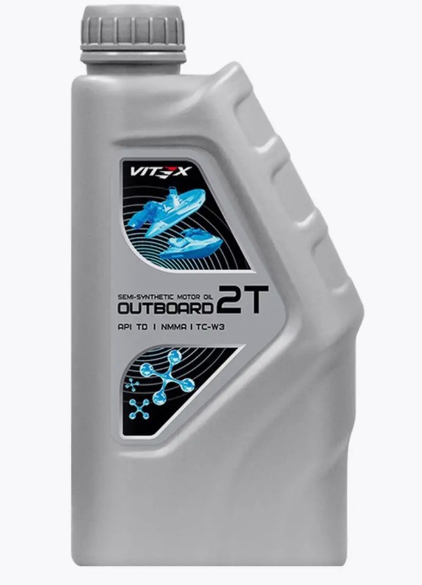 Масло моторное Vitex 2T Outboard Лодочное TC-W3 1 литр