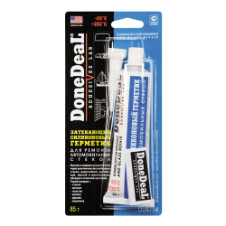 Герметик затекающий силиконовый для ремонта стекол Done Deal 85г DD6754