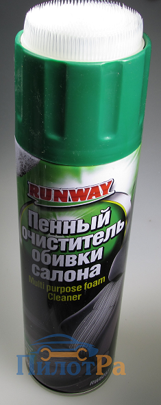 Очиститель салона и потолка пенный RW6083 650мл Щетка