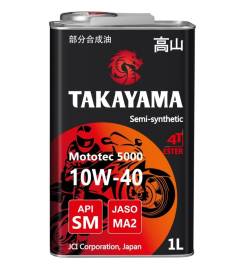 Масло моторное Takayama Mototec 5000 4T 10w40 1 литр