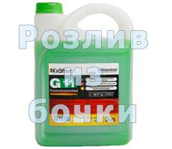 Антифриз на розлив Krafter G11 -40C зеленый 1 литр