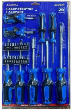 Набор отверток и бит X-Pert 29шт 8203