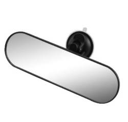 Зеркало салонное на присоске 270*70мм 214