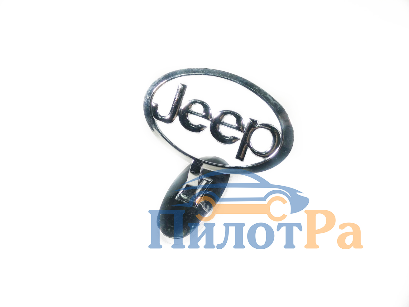 Эмблема на капот (прицел) метал на скотче Jeep PL-ZN-08