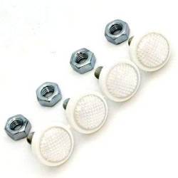 Болт номера Малый белый + белый 4шт