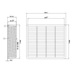 Фильтр воздушный A-173 Double Force DFA173