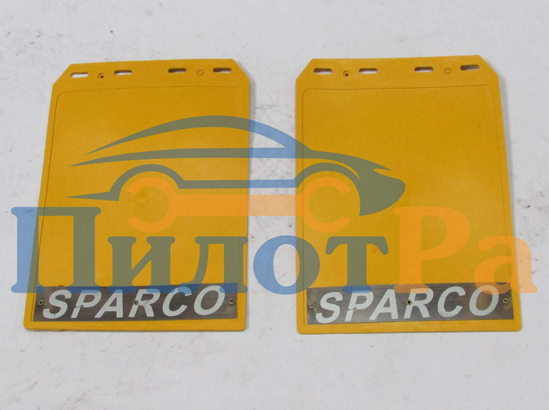 Брызговик SPARCO - 2 шт Малый Желтый WS-003 метал пластина
