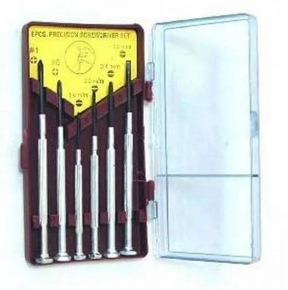 Набор отверток точной механики часовые 6 предметов Рокот 651-188