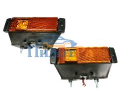 Фонарь габаритный АТ-720306 LED с кронштейном 24V ЖЕЛТЫЙ к-т 2шт