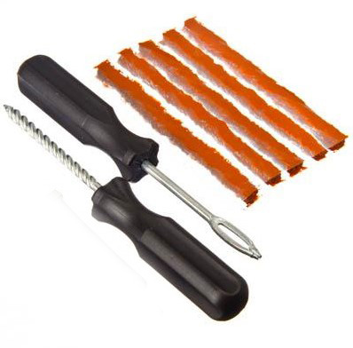 Набор для ремонта бескамерных шин №1 5 жгутов, I-инструмент 777-006