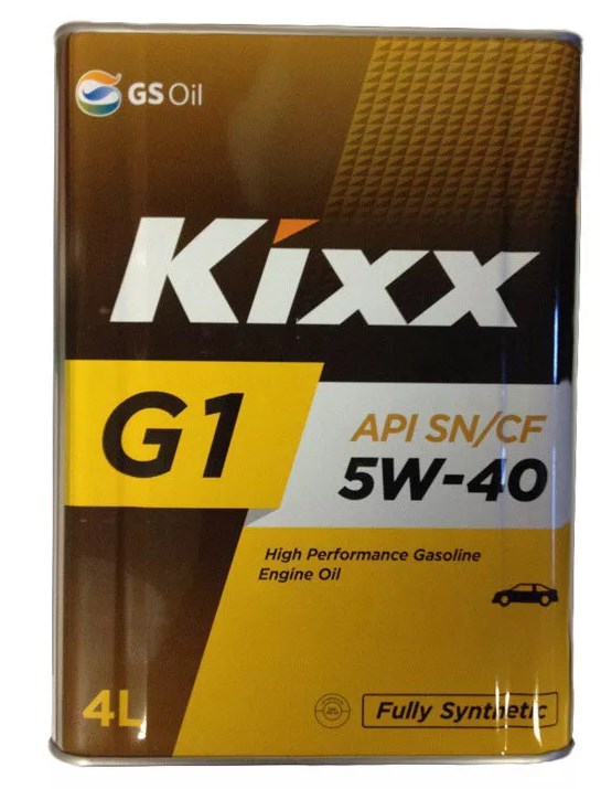Масло моторное KIXX G1 5w40 SP синтетика 4 литра
