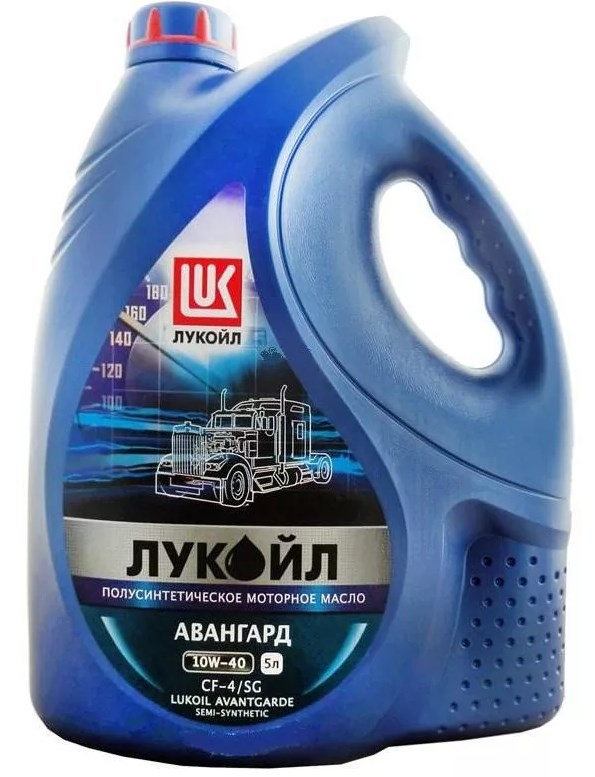Масло моторное Лукойл Авангард 10w40 CF-4 полусинтетика 5 литров