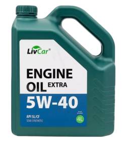 Масло моторное LivCar Extra 5w40 полусинтетика 4 литра