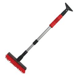 Щетка сметка со скребком для снега AVS телескопическа 64-92см SB-6315