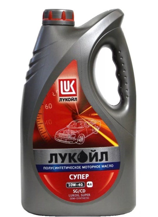 Масло моторное Лукойл Супер 10w40 полусинтетика 4 литра
