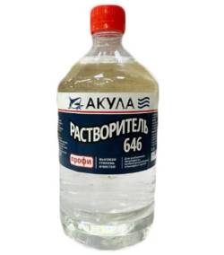Растворитель краски 646 450мл ТУ Акула