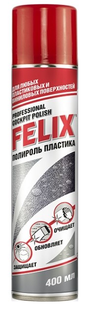 Полироль пластика Felix 400мл Яблоко