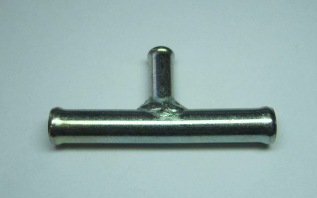 Тройник 10*8*10мм металл угол 90гр