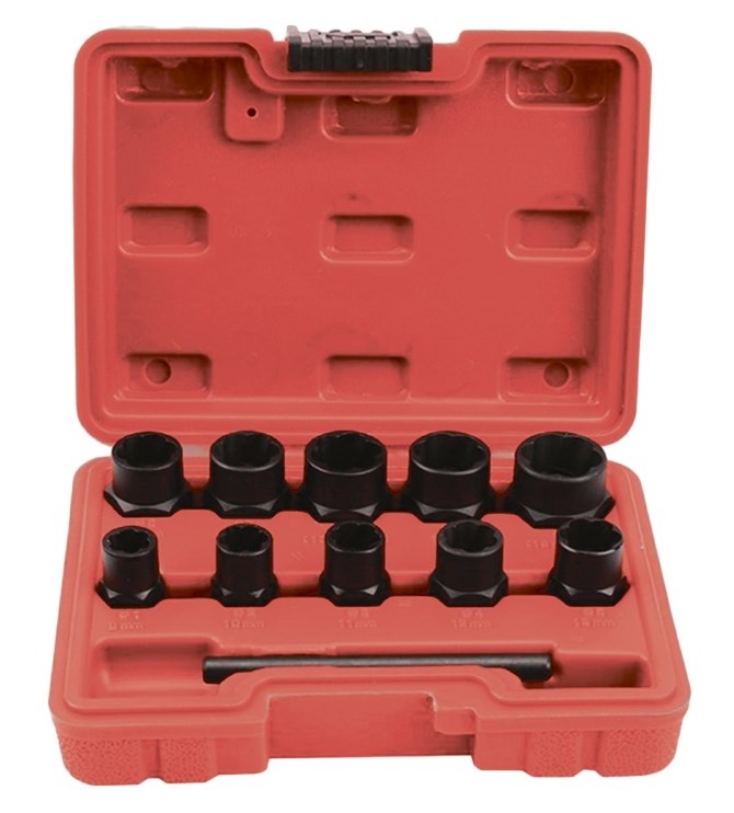 Набор головок Экстраторы AVS для поврежденных 9-19мм 11шт