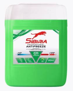 Антифриз Sibiria G11 зеленый 20кг