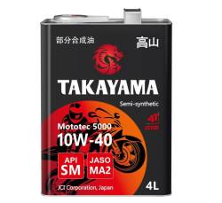 Масло моторное Takayama Mototec 5000 4T 10w40 4 литра