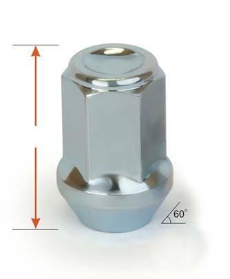 Гайка колесная 12*1,5 закрытая Конусная ключ на 19 L=35мм