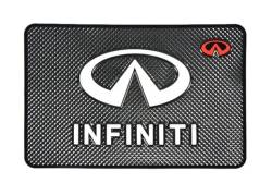 Коврик панели черный с логотипом Infiniti черный 200*135мм Инфинити