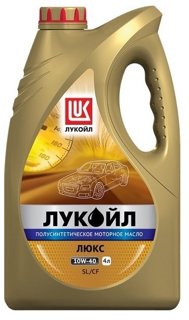 Масло моторное Лукойл Люкс 10w40 полусинтетика 4 литра
