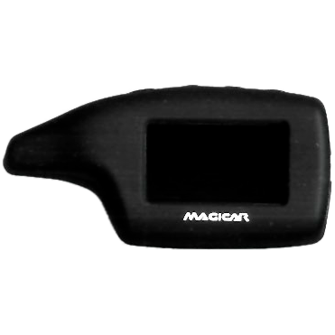 Чехол брелка сигнализации силикон Scher-Khan Magicar 5/6 Черный