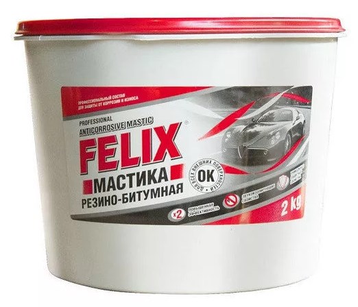 Мастика резино-битумная антикоррозионная Felix 2кг