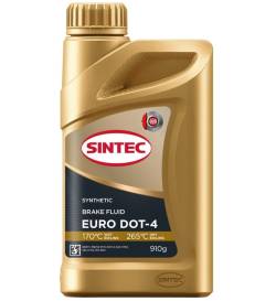 Тормозная жидкость Sintec Euro DOT4 910 грамм