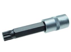 Головка бита со вставкой 1/2 Spline M14 Сплайн 100мм AVS BS12M14L