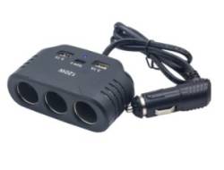 Прикуриватель 3 гнезда Ol 2011 + 2USB Type-C с проводом
