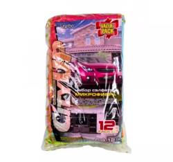 Салфетка микрофибра CA-123 CityUP 12 шт Jumbo 35*40см