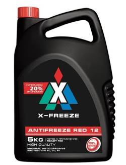 Антифриз X-Freeze красный 5 кг