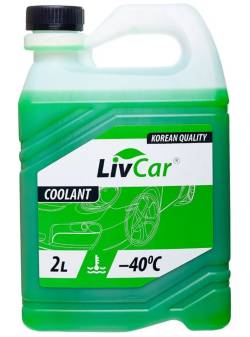 Антифриз LivCar зеленый G11 2 литра